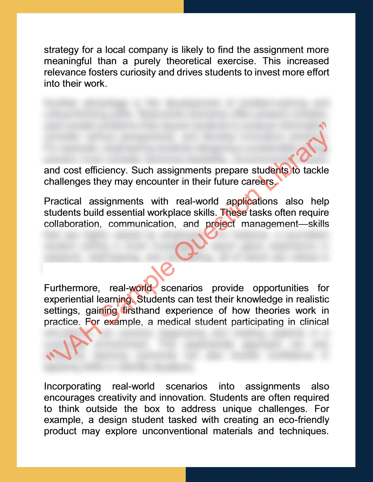 Practical Assignment Help Question Answer Sample 4